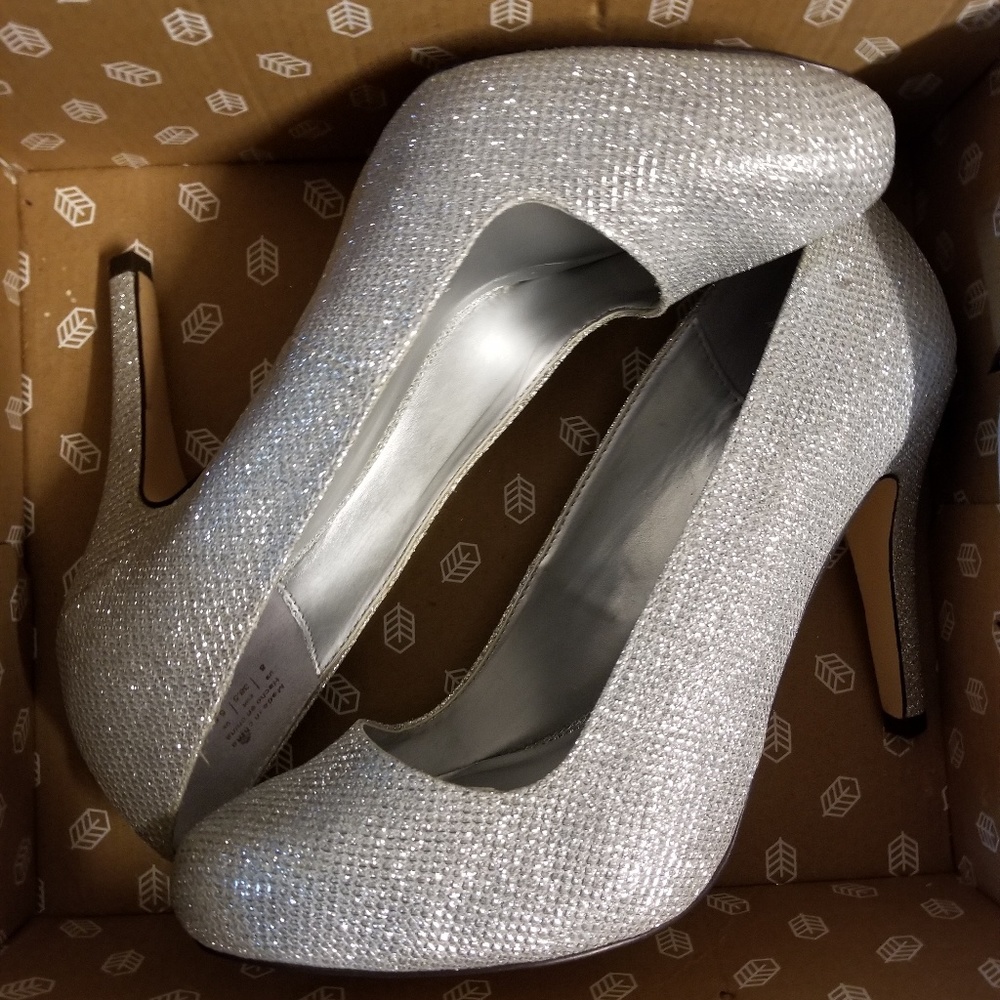 Silver heels